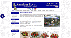 Desktop Screenshot of amadeusflorist.co.uk